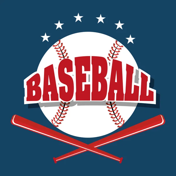 Baseball sport design — Stock vektor