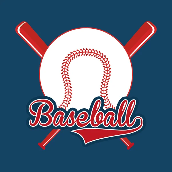 Honkbal sport ontwerp — Stockvector