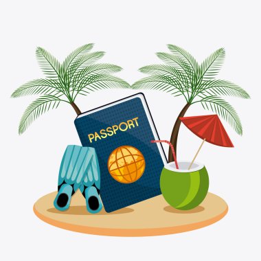 Yaz ve seyahat tasarım