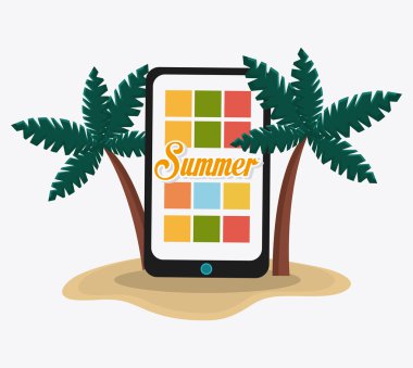 Yaz ve seyahat tasarım