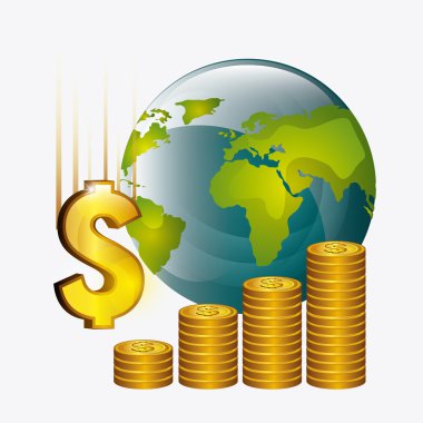 Küresel Ekonomi tasarım.