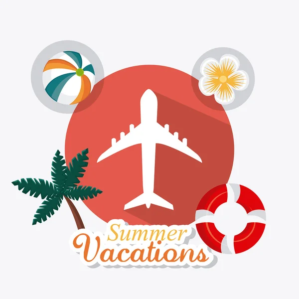 Lato, wakacje i podróże — Wektor stockowy