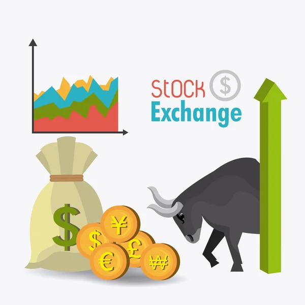 Bolsa de Negocios — Vector de stock