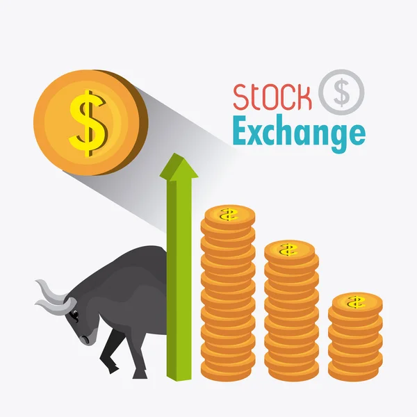 Obchodní burza — Stockový vektor
