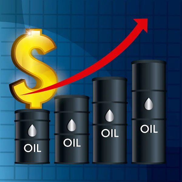 石油価格 — ストックベクタ