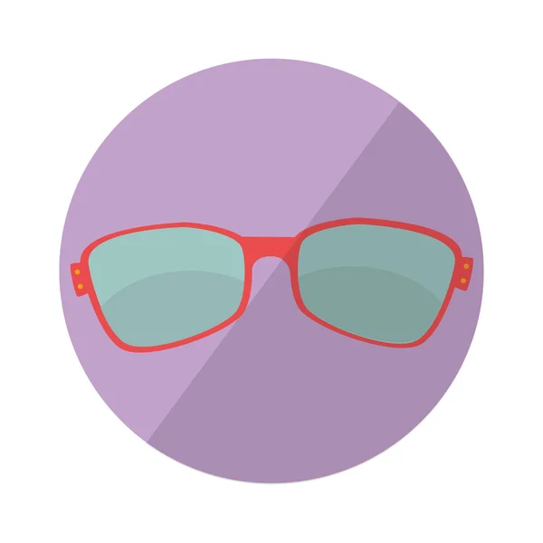 Diseño de icono de gafas — Vector de stock