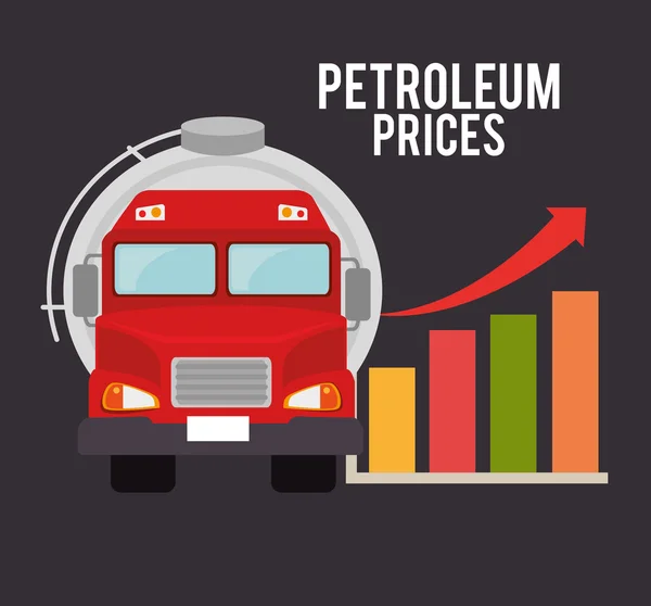 Petroleum industry design — Stock Vector