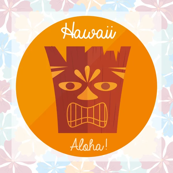 Bienvenue au design hawai — Image vectorielle