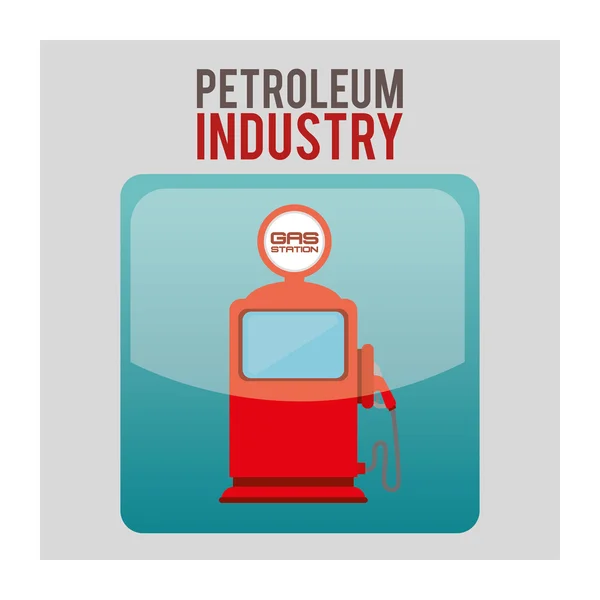 Petroleumsindustridesign — Stock vektor