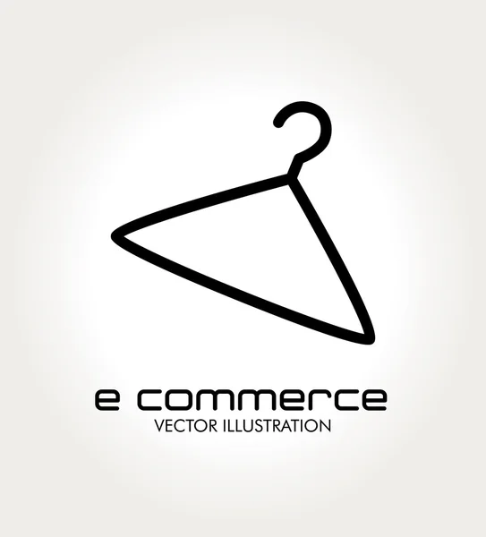 E-commerce compras on-line — Vetor de Stock