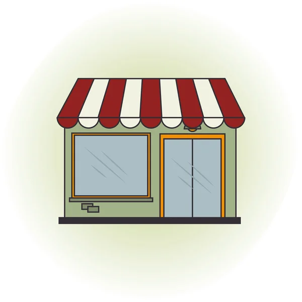 Комерційні магазин дизайн — стоковий вектор