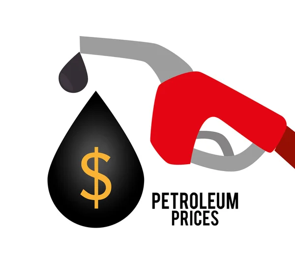 Conception de l'industrie pétrolière — Image vectorielle