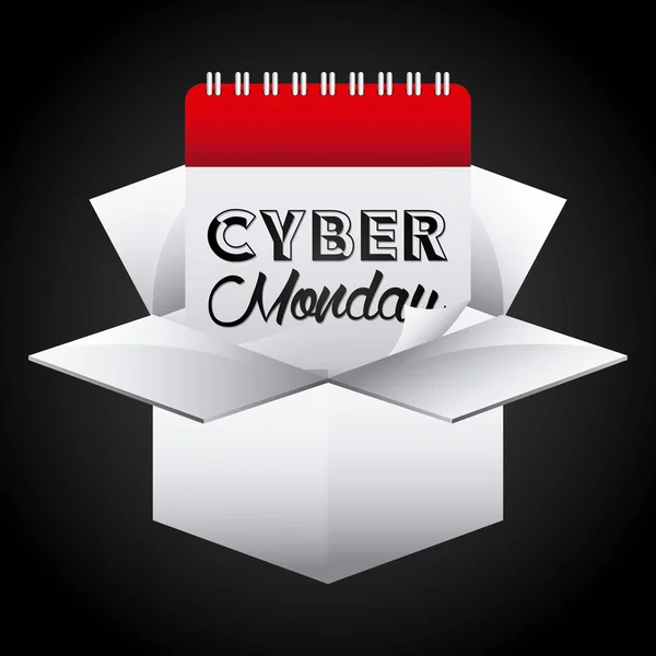 Cyber Monday diseño — Archivo Imágenes Vectoriales