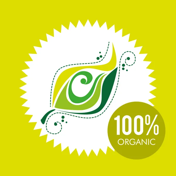 100% organiczne — Wektor stockowy