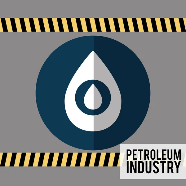 Petroleum industry design — Stock Vector