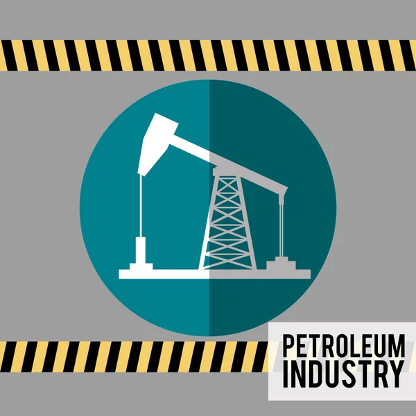 Petroleumsindustridesign — Stock vektor