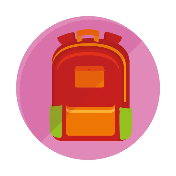 School supplies icon — Stock Vector