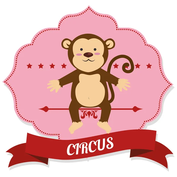 Circus entertainment — Stockvector