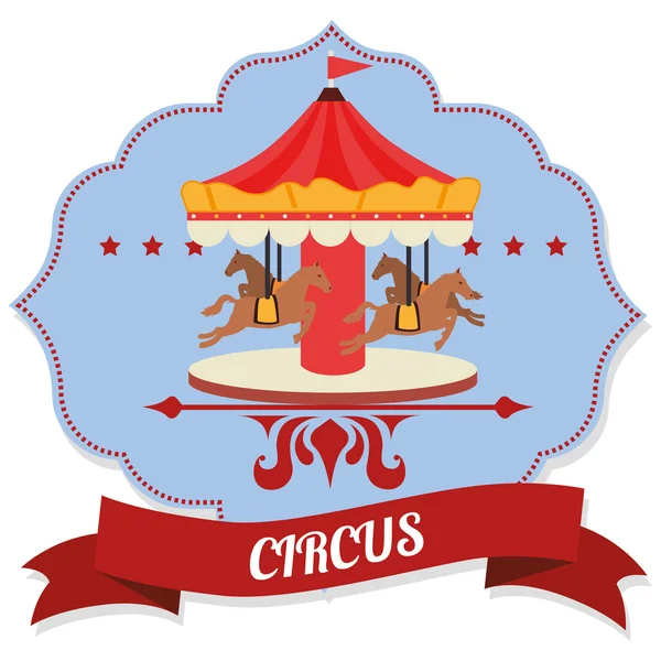 Entretenimento circo —  Vetores de Stock