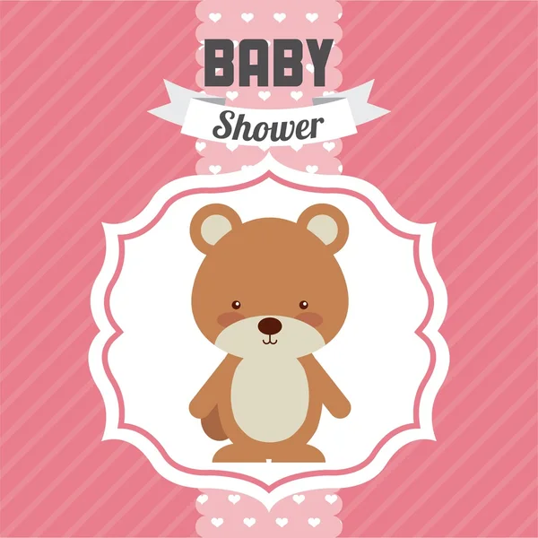 Baby shower — Stock Vector