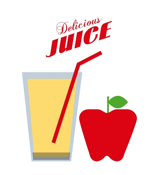 Delicious drink design — Stock Vector