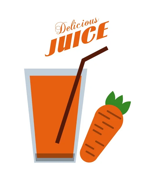 Delicious drink design — Stock Vector