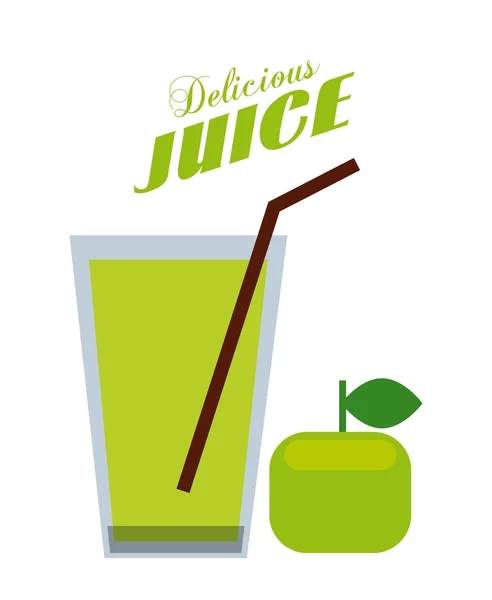 Délicieux design de boisson — Image vectorielle