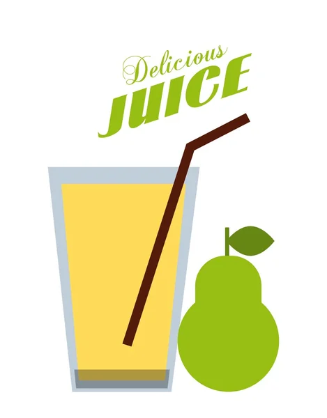 Delicious drink design — Stock Vector