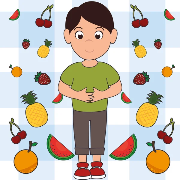 Kids nutrition design — Stock Vector