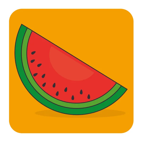 Design de frutas frescas — Vetor de Stock