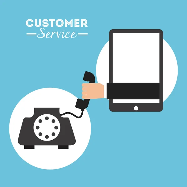 Customer service  design — Stock Vector