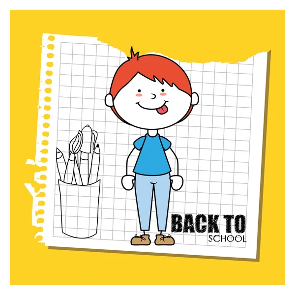 Back to school  design — Stock Vector