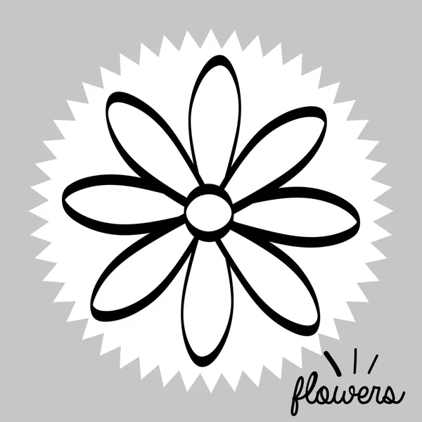 Schönes florales Design — Stockvektor