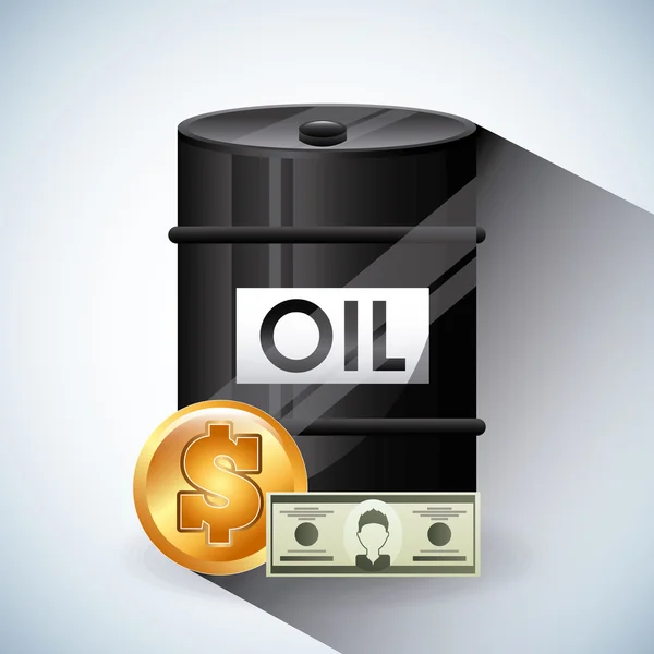 Oljepriserna design — Stock vektor