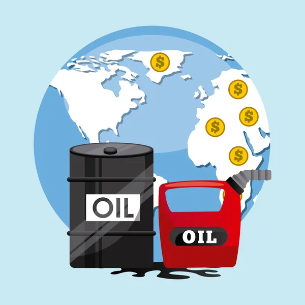 Oil prices  design — Stock Vector