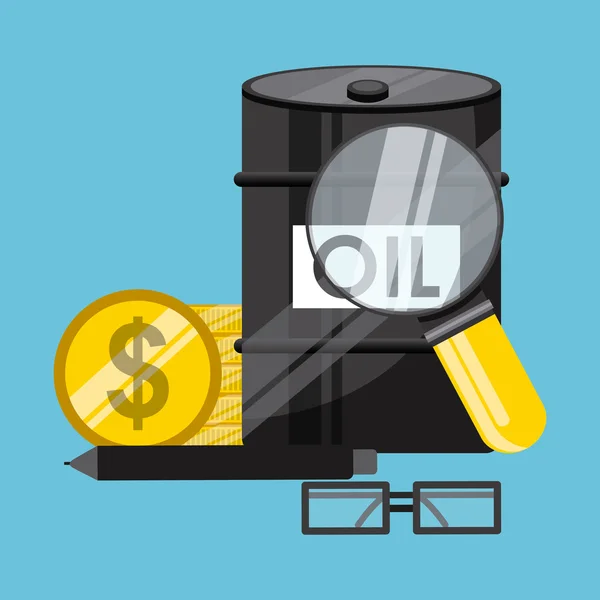 Oil prices  design — Stock Vector