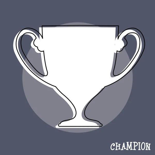 Champions award design — Stock vektor