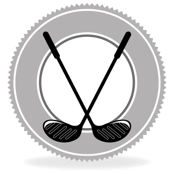 Golf club  design — Stock Vector