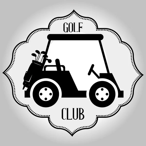 Golf club  design — Stock Vector