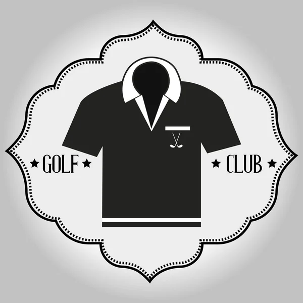 Golf Kulübü tasarımı — Stok Vektör