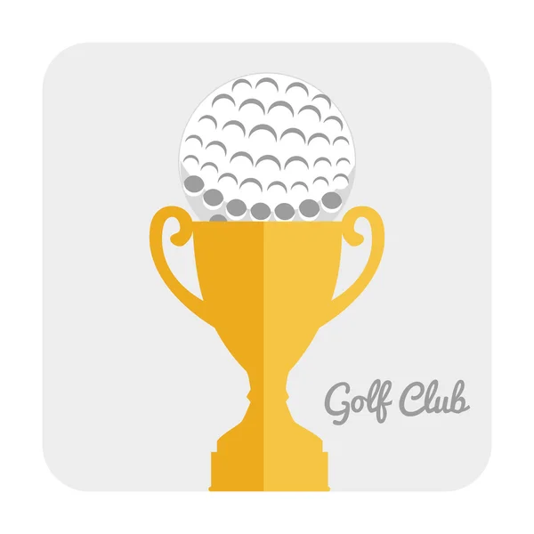 Golf club  design — Stock Vector