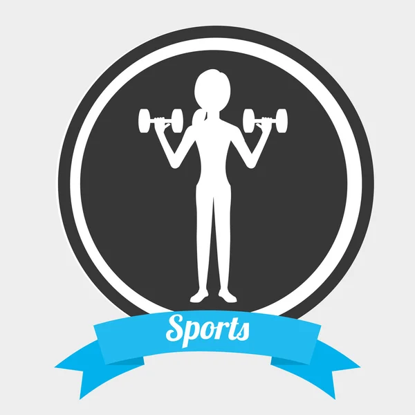 Sport livsstil — Stock vektor