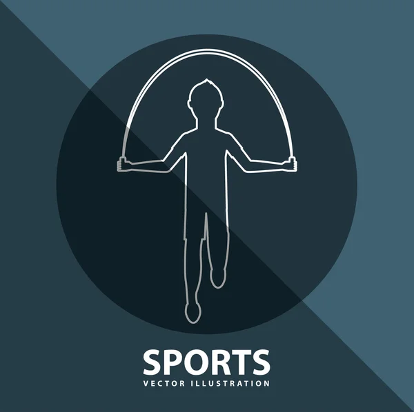 Estilo de vida deportivo — Archivo Imágenes Vectoriales