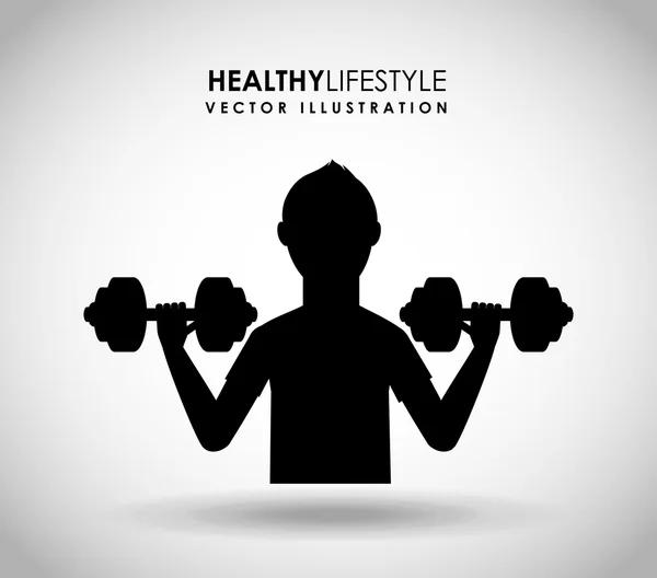 Healthy lifestyle — Stock Vector