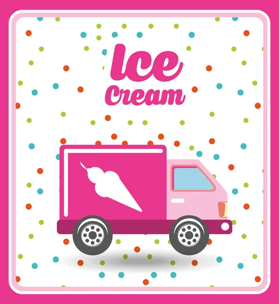 Delicioso helado — Vector de stock