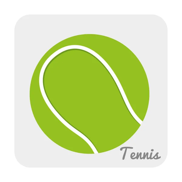 Disegno di sport di tennis — Vettoriale Stock