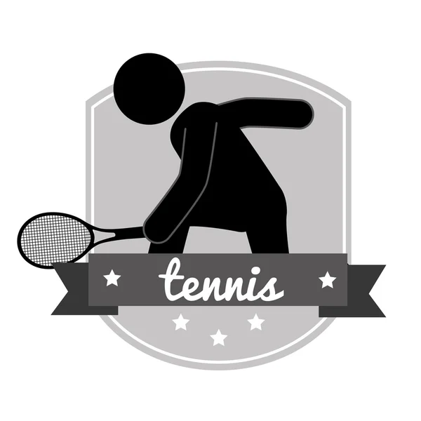 Τένις αθλητισμού σχεδιασμού — Διανυσματικό Αρχείο
