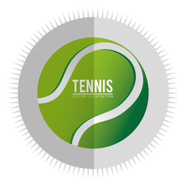 Tenis spor tasarım — Stok Vektör