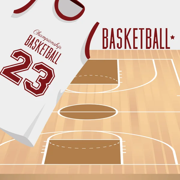 Basketbal sport ontwerp — Stockvector
