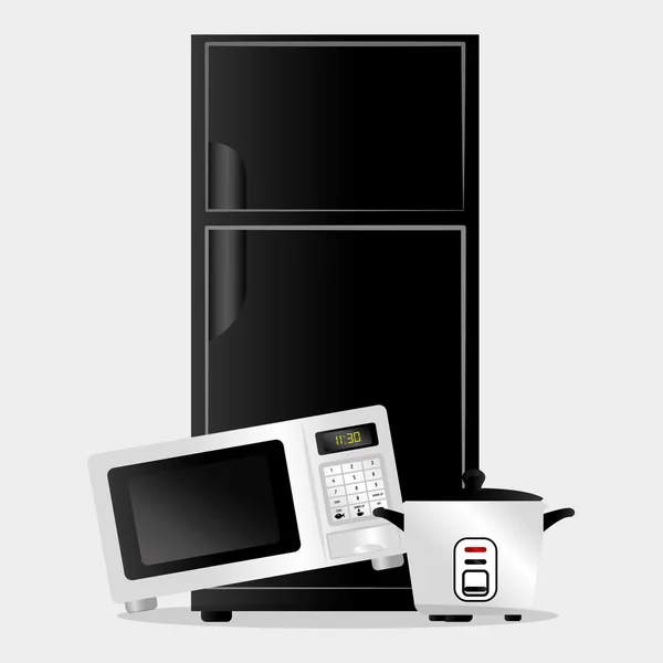 Kitchen appliance design — Stock vektor